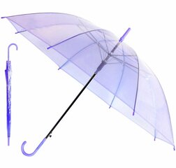 Läbipaistev vihmavari Perf, lilla hind ja info | Naiste vihmavarjud | kaup24.ee