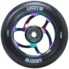 Колесо для самоката Lucky Torsion Pro, 110 мм, нео/черное цена и информация | Самокаты | kaup24.ee