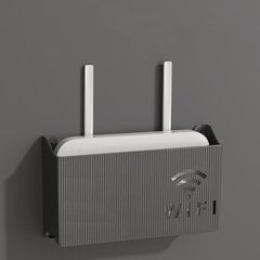 Wi-Fi ruuteri seinariiul Perf, must цена и информация | Полки | kaup24.ee