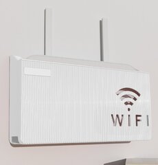 Wi-Fi ruuteri seinariiul Perf, valge цена и информация | Полки | kaup24.ee