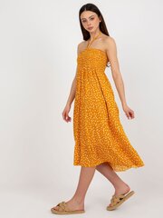 Летнее платье в горошек, желтое цена и информация | Платья | kaup24.ee