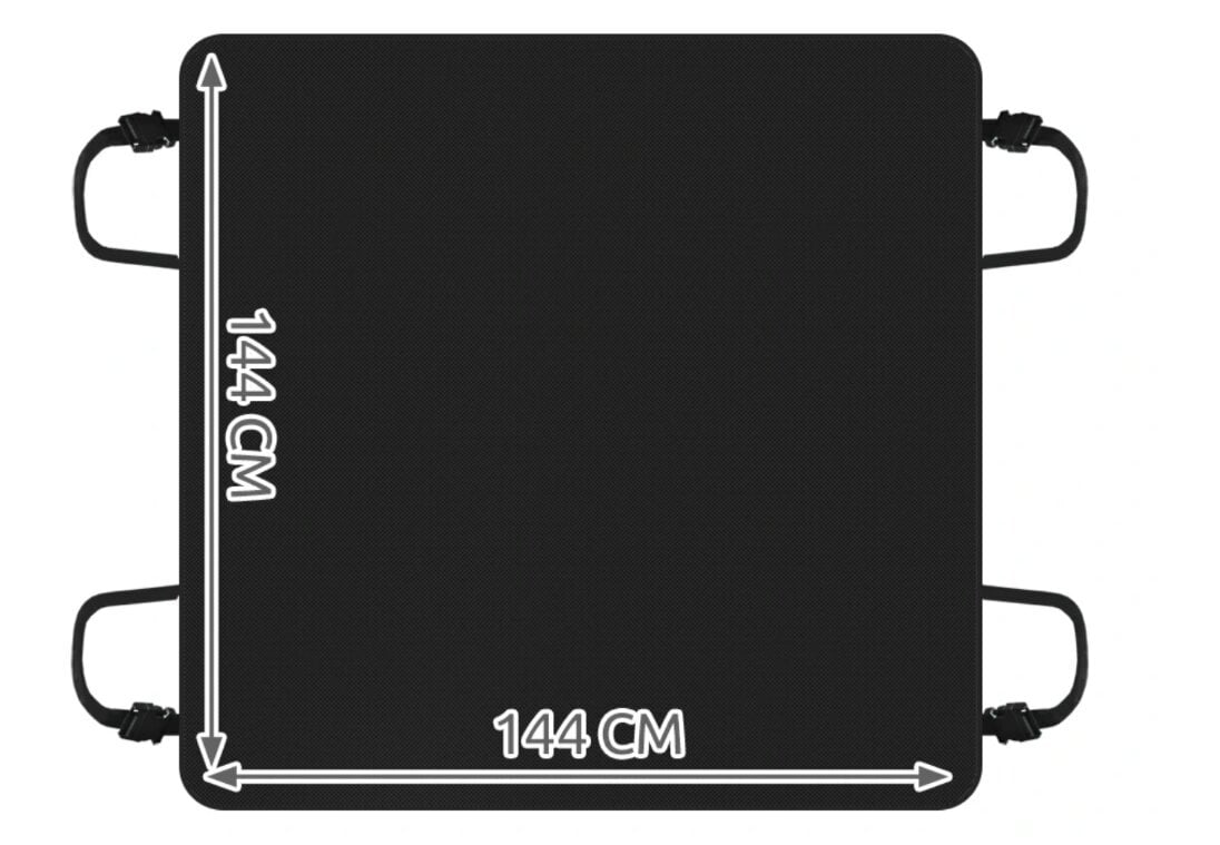 Veekindel autoistmete kaitsekate, 144 x 144cm цена и информация | Reisimise tarvikud | kaup24.ee