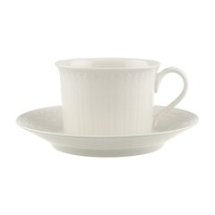 Villeroy & Boch "Cellini" tass, 200ml ja alustaldrik, 15 cm, 2 tk hind ja info | Klaasid, tassid ja kannud | kaup24.ee