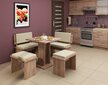 Köögi pink Bond, pruun/kreem hind ja info | Söögilaua toolid, köögitoolid | kaup24.ee