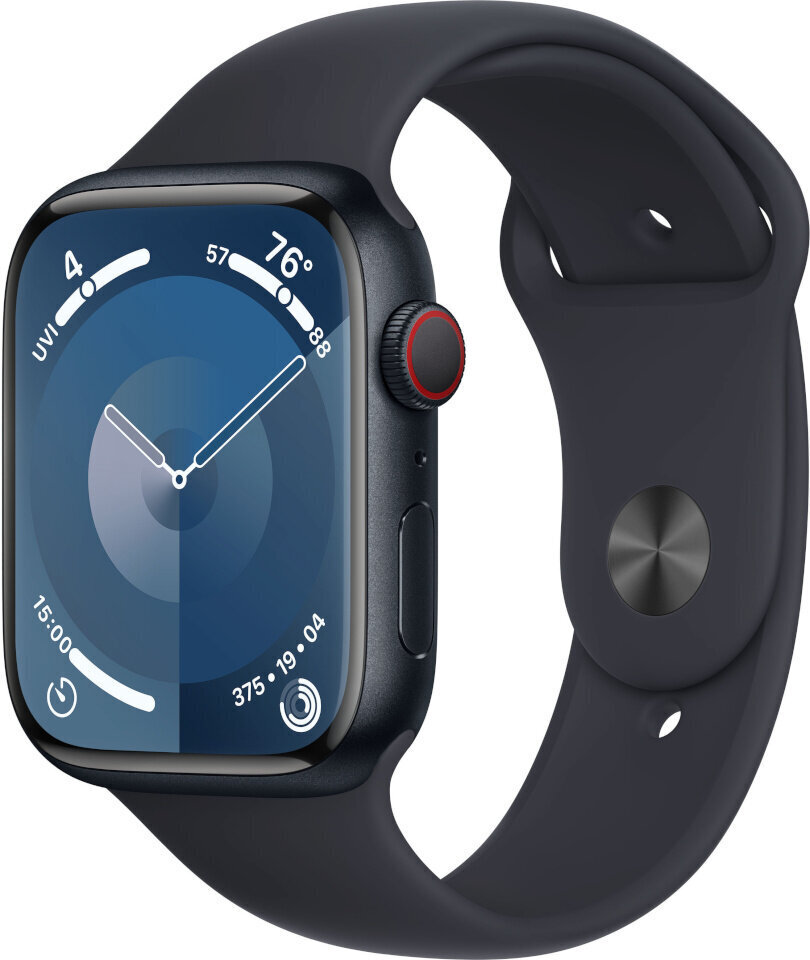 Apple Watch Series 9 GPS + Cellular 45mm Midnight Aluminium Case with Midnight Sport Band - M/L MRMD3KS/A hind ja info | Nutikellad (smartwatch) | kaup24.ee