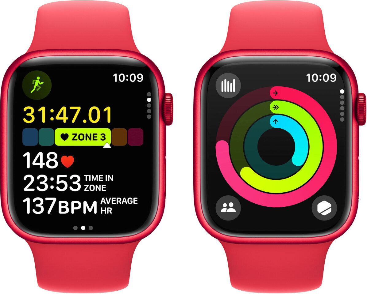 Apple Watch Series 9 GPS + Cellular 45mm Red цена и информация | Nutikellad (smartwatch) | kaup24.ee