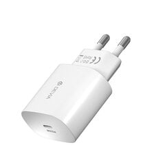 Devia wall charger Smart PD 25W 1x USB-C white + cable USB-C - USB-C цена и информация | Зарядные устройства для телефонов | kaup24.ee