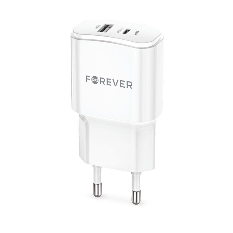 Forever TC-01-20AC PD QC hind ja info | Mobiiltelefonide laadijad | kaup24.ee