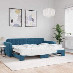 Diivanvoodi väljatõmmatava osaga vidaXL, 80x200 cm цена и информация | Кровати | kaup24.ee