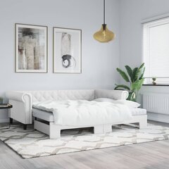 Diivanvoodi väljatõmmatava osaga vidaXL, 90x200 cm цена и информация | Кровати | kaup24.ee