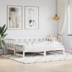 Кровать vidaXL, 80x200 см, черный цена и информация | Кровати | kaup24.ee