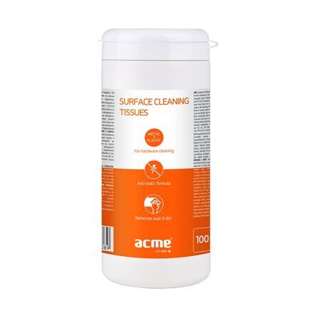 Acme puhastuslapid, 100 tk. цена и информация | Puhastusvahendid | kaup24.ee