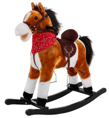 Интерактивная лошадка-качалка, коричневая цена и информация | Игрушки для малышей | kaup24.ee