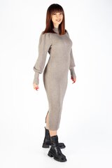Платье с коротким рукавом для женщин German Volf, коричневое цена и информация | Платья | kaup24.ee
