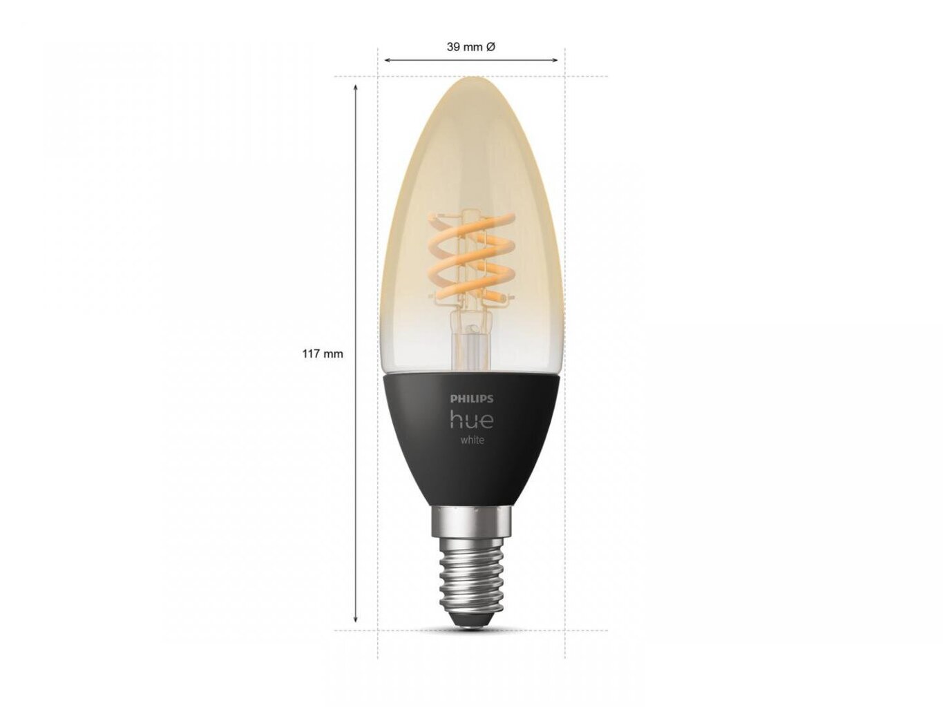 Lambipirn Philips Hue White E14 Svece Single Pack Filament 300lm 929002479501 цена и информация | Lambipirnid, lambid | kaup24.ee