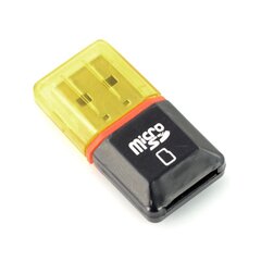 Универсальный кардридер microSD с интерфейсом USB 2.0 цена и информация | Адаптеры и USB-hub | kaup24.ee