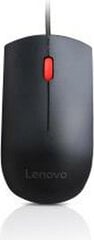 Lenovo Essential USB Mouse wired, Black цена и информация | Мыши | kaup24.ee