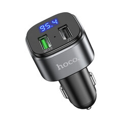 Hoco Transmitter FM + autolaadija 2xUSB QC3.0 18W Fighter E67 hind ja info | USB jagajad, adapterid | kaup24.ee