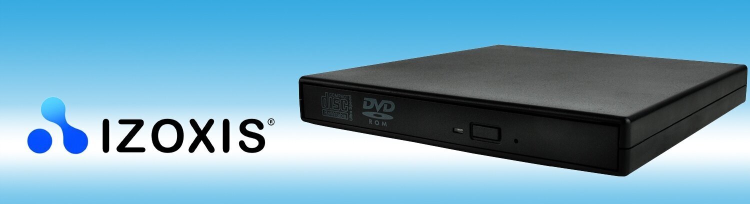 Väline CD-R / RW / DVD-ROM draiv Izoxis 6291 цена и информация | Optilised seadmed | kaup24.ee