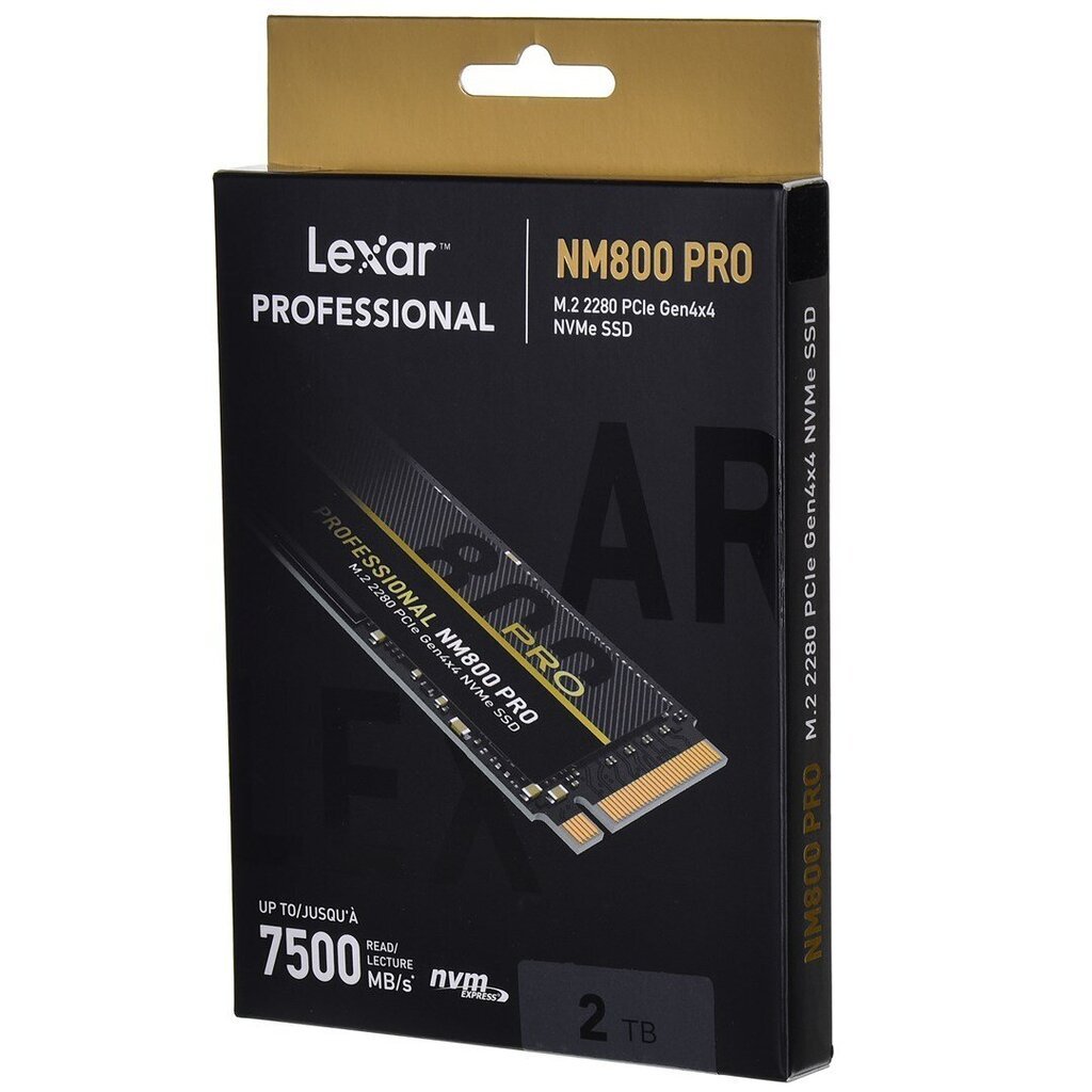 Lexar NM800 Pro 2TB M.2 2280 (LNM800P002T-RNNNG) цена и информация | Sisemised kõvakettad (HDD, SSD, Hybrid) | kaup24.ee