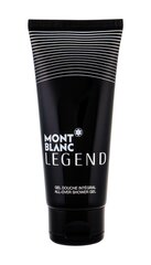 Dušigeel Mont Blanc Legend meestele, 100 ml цена и информация | Парфюмированная косметика для мужчин | kaup24.ee