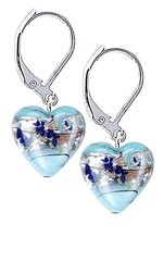 Серьги с чистым серебром и жемчугом Lampglas Lovely Ice Heart ELH29 цена и информация | Серьги | kaup24.ee