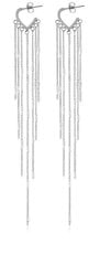 Длинные романтические стальные серьги Troli VAAXF547S sTO3843 цена и информация | Серьги | kaup24.ee