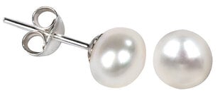 Hõbedased kõrvarõngad naistele JwL Luxury Pearls sJL0026 hind ja info | Kõrvarõngad | kaup24.ee