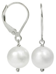 Hõbedased kõrvarõngad naistele JwL Luxury Pearls JL0062 sJL0062 цена и информация | Серьги | kaup24.ee