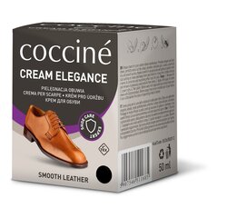 Musta värvi jalatsite õli käsnaga Coccine Nr.02 Cream Elegance, 50 ml hind ja info | Rõivaste ja jalatsite hooldus | kaup24.ee