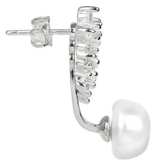 Hõbedased kõrvarõngad naistele JwL Luxury Pearls JL0260 sJL0260 цена и информация | Серьги | kaup24.ee