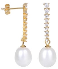 Hõbedased kõrvarõngad naistele JwL Luxury Pearls JL0405 sJL0405 цена и информация | Серьги | kaup24.ee