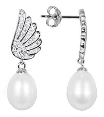 Hõbedased kõrvarõngad naistele JwL Luxury Pearls JL0534 sJL0534 цена и информация | Серьги | kaup24.ee