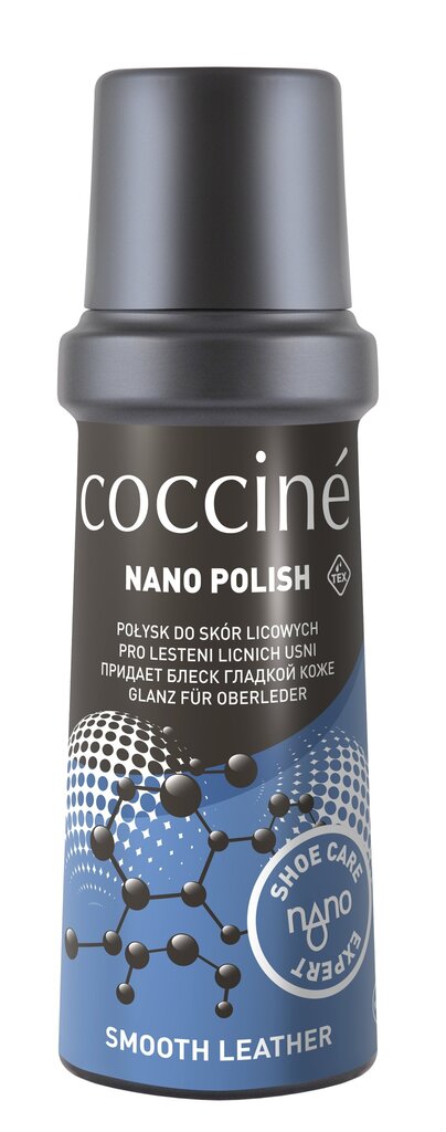 Musta värvi naha lakk käsnaga Coccine Nano, 75 ml цена и информация | Rõivaste ja jalatsite hooldus | kaup24.ee