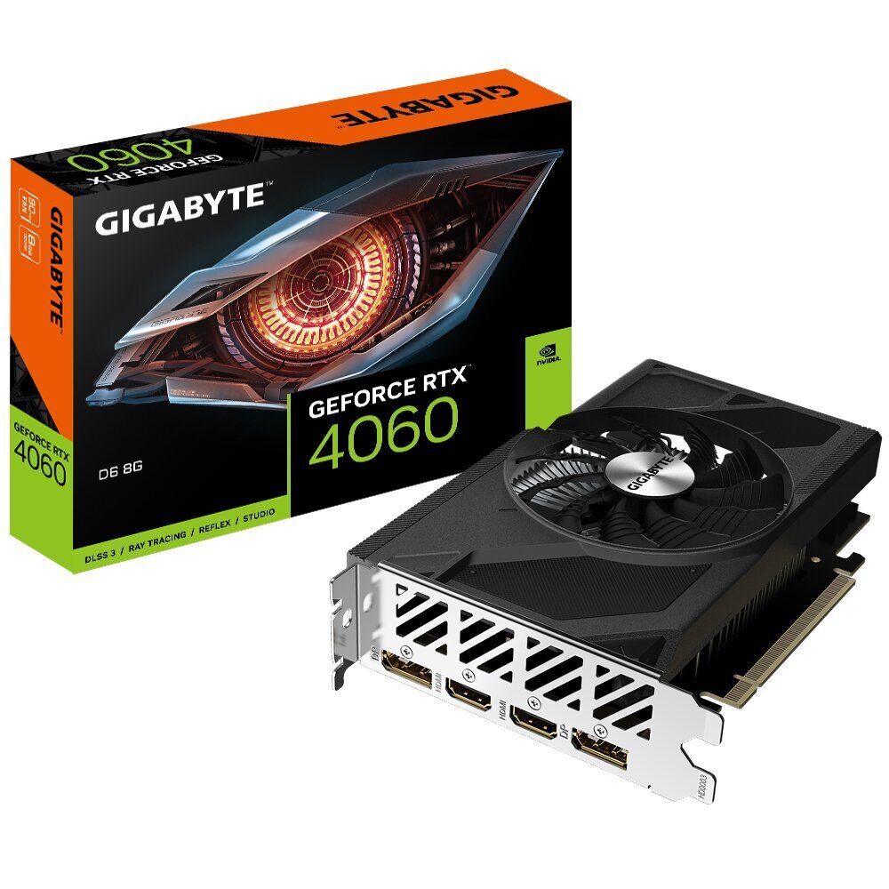 Gigabyte GeForce Rtx 4060 D6 8G (GV-N4060D6-8GD) цена и информация | Videokaardid (GPU) | kaup24.ee