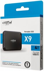 Crucial X9 CT4000X9SSD9 hind ja info | Sisemised kõvakettad (HDD, SSD, Hybrid) | kaup24.ee