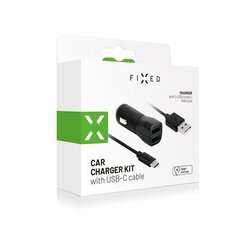 Fixed FIXCC15-2UC-BK цена и информация | Зарядные устройства для телефонов | kaup24.ee