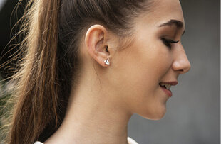 Hõbedased kõrvarõngad naistele JwL Luxury Pearls JL0586 sJL0586 цена и информация | Серьги | kaup24.ee