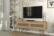 TV alus Asir, 140x55,2x29,6cm, helepruun hind ja info | TV alused | kaup24.ee