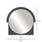 Peegel Asir, 2x70x65cm, must hind ja info | Vannitoa peeglid | kaup24.ee
