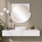 Peegel Asir, 2x70x65cm, valge hind ja info | Vannitoa peeglid | kaup24.ee