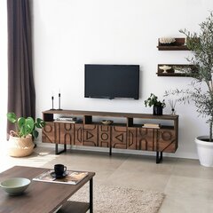 Tv alus Asir, 170x40x30cm, tumepruun цена и информация | Тумбы под телевизор | kaup24.ee