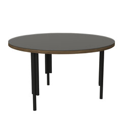 Кофейный столик Asir, 69,5x40,2x69,5см, коричневый/черный цена и информация | Журнальные столики | kaup24.ee