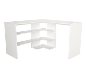 Стол Asir, 120x73,8x120см, белый цена и информация | Компьютерные, письменные столы | kaup24.ee