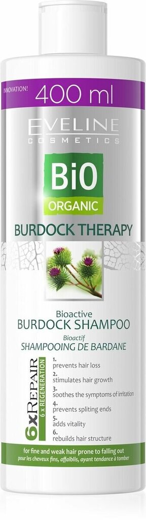 Šampoon ohakaga Eveline Bio 6XRepair, 400 ml hind ja info | Šampoonid | kaup24.ee