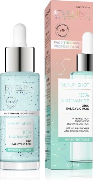 Seerum Eveline Serum Shot 10% Niacinamide, 30ml hind ja info | Näoõlid, seerumid | kaup24.ee