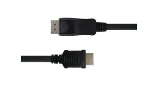 Deltaco, HDMI/DP, 3m hind ja info | Kaablid ja juhtmed | kaup24.ee