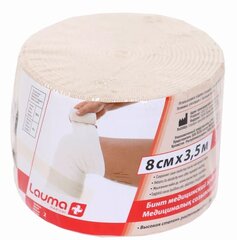 Elastne side Lauma, 80mm x 3,5m hind ja info | Liigesetoed ja -kaitsmed | kaup24.ee