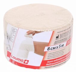 Elastne side Lauma, 80mm x 5,0m цена и информация | Ортезы и бандажи | kaup24.ee