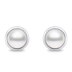Hõbedased kõrvarõngad pärlitega naistele Brilio Silver EA626W sBS2840 hind ja info | Kõrvarõngad | kaup24.ee